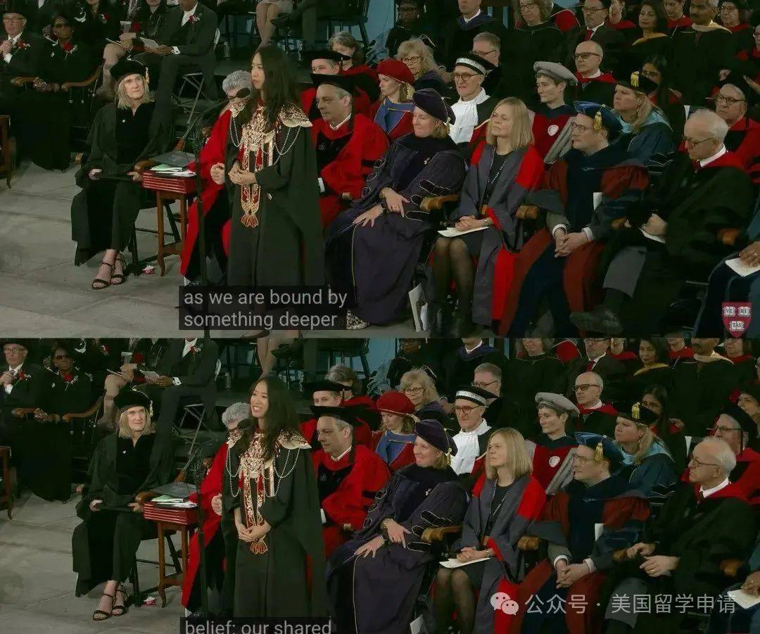 女生蒋雨融来自青岛英高毕业本科就读于杜克震撼全场！史上首位在哈佛毕业演讲的中国(图3)